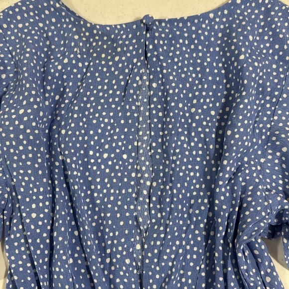 Gianni Bini Peplum Top Polka Dot Women's XSmall New - Picture 5 of 8